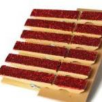 6 glitzy clothes pins. red...