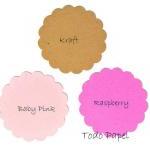 2 inch, 42 Scalloped Circle..