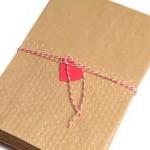 200 Embossed Kraft Paper Ba..