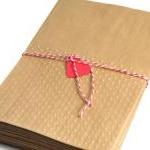200 Embossed Kraft Paper Ba..