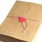 200 Embossed Kraft Paper Ba..