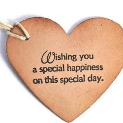 100 Wedding Wish Tags. / Wedding wish tree tags / favor embellishment / hang tags / labels / wedding decor / heart / kraft